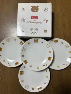 リラックマ 食器セット 4枚 2009年製　ジョーシン