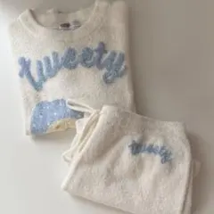 美品SNIDEL HOME Tweetyニットプルオーバー セットアップ