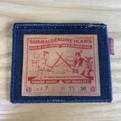 【レア】SAMURAI JEANS デニム パスケース カードケース