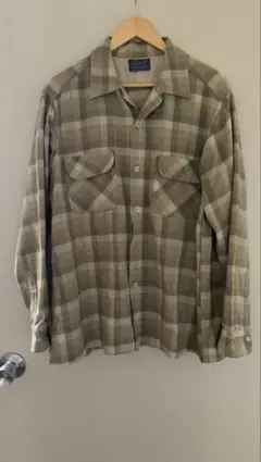 70s PENDLETON ペンドルトン オンブレ ブルー×ホワイト ウエスタン