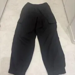 カーゴパンツ ブラック ウエストゴム