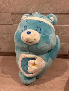 ケアベア すやすや BIG ぬいぐるみ　ブルー　青　ランワン　限定