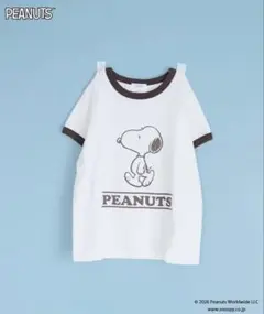 LOWRYS FARM PEANUTS スヌーピー リンガーTシャツのサムネイル