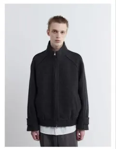 【FABREGAT】Tweed Wool High-Neck Blouson