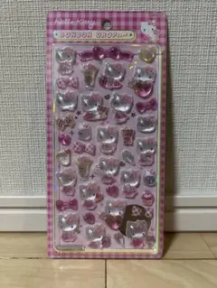 【国内正規品】ハローキティ ピンク ボンボンドロップシール