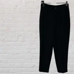 レディース　スラックス　黒　ブラック　定番　シンプル　L