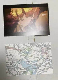 【我妻善逸】劇場版 鬼滅の刃 無限列車編 原画ポストカードセットA 場面写