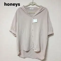 【新品】honeys ハニーズ 半袖ブラウス ベージュのサムネイル