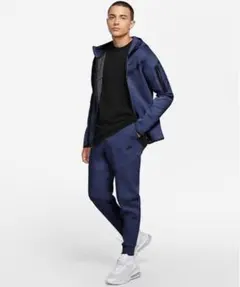 NIKEテックフリース ネイビー セットアップ