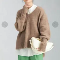 green label relaxing YAK MIX プルオーバーニット