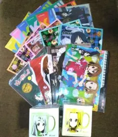 けいおん クリアファイル,マグカップ,レジャーシート,ステッカー 全17点
