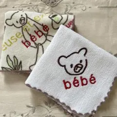 bebe タオルハンカチ 2枚セットのサムネイル