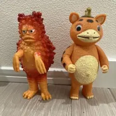 ウルトラマン 怪獣 ブースカ　ガラモン　フィギュア　バンダイ　ソフビ