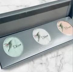 【未使用品】Dior ミニハンカチタオル　スズラン模様　3枚セット