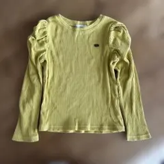 branshes イエローフリル袖トップス 120