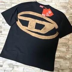 【新品】DIESEL ディーゼル／オーバルDロゴ デザインTシャツL