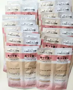 ルミニーク バランス ダメージリペア&カラーケアシャンプートリートメント 各20のサムネイル