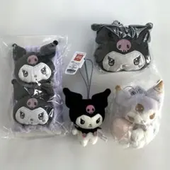 クロミちゃん　サンリオ　マスコットぬいぐるみ等　4個セット