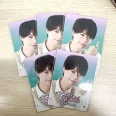 【新品未開封】5枚 作間龍斗 プロフィールカード プロカ ジュニア 2025 5