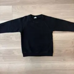 ChaoCiaoFriend ブラック無地トレーナー110cm