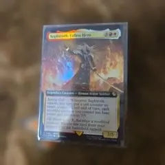 mtg 堕ちた英雄、セフィロス foil 拡張アート サンプルパック ff