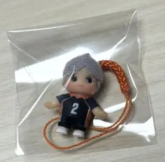 ハイキュー 菅原孝支 ユニホーム キューピー ストラップ キーホルダー