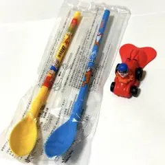 ケロッグ コーンフレーク　ミニカー ストロースプーン　まとめ売りのサムネイル