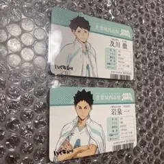 ハイキュー　及川徹.岩泉一　アニメイトオンリーショップ グッズ購入特典