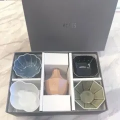 【新品未使用】【お値引き】ACTUS×マルイ製陶　豆皿、花瓶セットのサムネイル