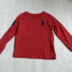 Polo Ralph Lauren 赤 長袖カットソー B/3T/100
