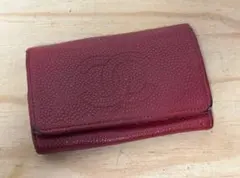 H0130-01　シャネル　キーケース　＊シリアルあり　＊裏地破れあり