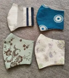 ハンドメイド　マスク４点セット