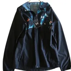 【UNDER ARMOUR】新品 未使用品　ナイロンジャケット　黒　LG★