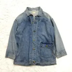 USA古着 ～90s デニムカバーオール L～XL程度 大きめS オールド - メルカリ