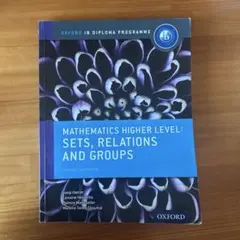 IB math HL: SETS, RELATIONS AND GROUPS