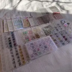 ジェルネイル ネイルパーツ まとめ売り セット 50点以上