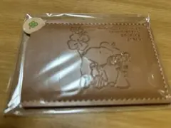 スヌーピー レザーケース カード収納 日本製