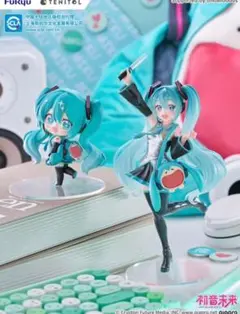 初音ミクUWAふわふわ笑顔痛バッグ フィギュア2体セットFuryuTENITOL