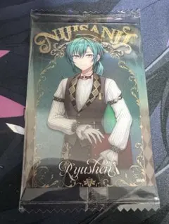 にじさんじウエハース　緑仙　メタリックプラカード