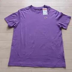 ​【新品】ナイキ ウィメンズ 半袖Tシャツ Lサイズ パープル 紫 刺繍ロゴ