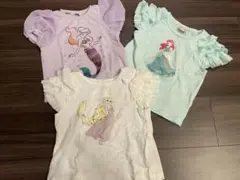 ディズニープリンセス半袖Tシャツ　90セット