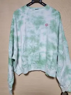 RE. アールイードット タイダイスウェット グリーン