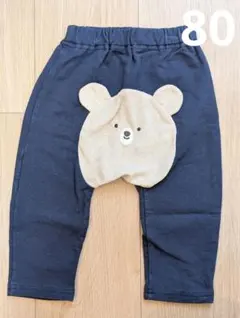 【まる様専用】おしりアニマル　クマちゃん ネイビー パンツ　赤ちゃん本舗　80