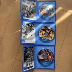 PS4 ワンピース ゲームソフト 3本セット 海賊無双3・4 ワールドシーカー