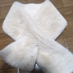 韓国服nunubiel ボア マフラー ベージュ