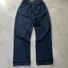 Classical Elf ストリート カジュアル ワイド デニム 濃紺