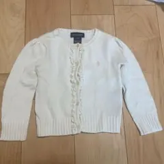 ラルフローレン　カーディガン　24M