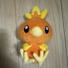 美品☆アチャモ☆ポケモン ぬいぐるみ オレンジ