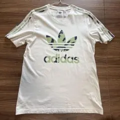 adidas オリジナルス カモフラ トレフォイル Tシャツ M