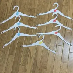 ベビーキッズ　子ども用ハンガー 7本セット　100.110.120 西松屋